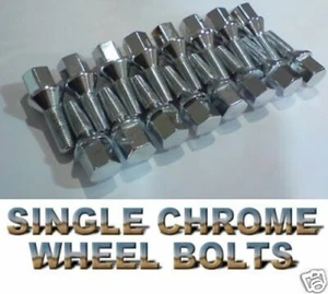 Einzel Chrom Legierung Radschraube M12 X 1.50 60° Konisch - Picture 1 of 1