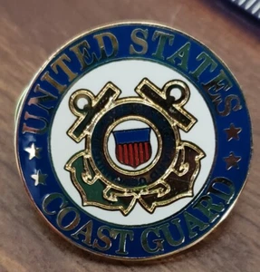 NUEVO SOMBRERO SOLAPA GUARDACOSTAS DE EE. UU. PIN INSIGNIA 1 PULGADA - Imagen 1 de 1