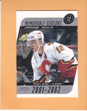 JAROME IGINLA 2002-03 UPPER DECK MEMORABLE SEASONS #183 CALGARY FLAMES NM-MT