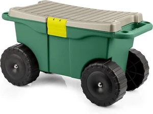 Plastic Storage with Bench and Interior Tool Tray - Picture 1 of 9