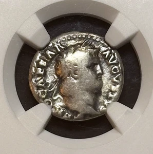 (65-66 AD) Roman Empire - AR Denarius of Nero, NGC VG. - Picture 1 of 4