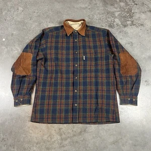 Woolrich Flanell Herren Medium Mehrfarbig Wollmischung Knopfleiste Gebraucht - Bild 1 von 20