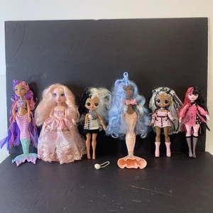 Lote Mixto De 6 Muñecas - Disney Rainbow High LOL Monster High, Mermaze Mermaidz - Imagen 1 de 13