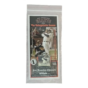NIP VTG 2002 SF Giants Barry Bonds Wins 5th MVP Enamel Lapel Pin Limited Ed. 16 - Picture 1 of 5
