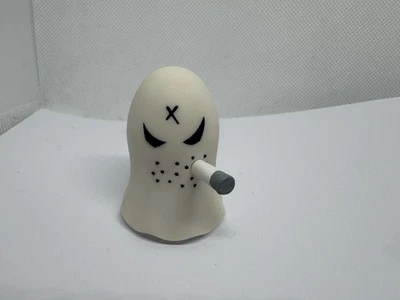 Figura Vinilo Kidrobot Frank Kozik Smorkin Mongers White Ghost Booger Solo Sin Caja Foto 1 de 3