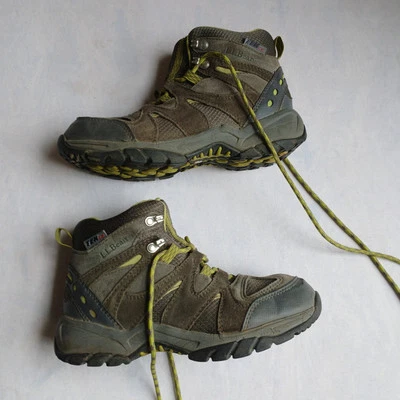 LL Bean Botas Niños Grandes 6 Tek 2.5 Impermeables Senderismo Aire Libre Con Cordones Foto 1 de 4