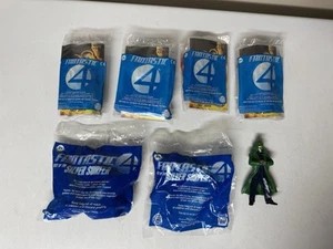 Fantastic Four 1 & 2 Burger King Kids Toys Set Lot Of 7 SEALED 2005 & 2007 - Picture 1 of 6