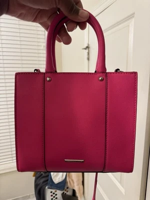 Bolso de Mano Rebecca Minkoff Bandolera Cuero Mini MAB Sandía Nuevo $195 Foto 1 de 4