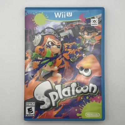 Splatoon Nintendo Wii U WiiU Game Clean Disc - Image 1 of 4