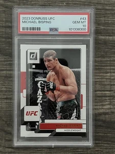 2023 Donruss UFC Michael Bisping PSA 10, Population 1. Same Day Shipping. - Picture 1 of 2