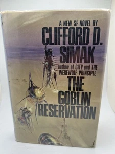 Clifford Simak The Goblin Reservation 1968 HB/DJ in Mylar 1st Edition Ex. Lib. - Picture 1 of 10