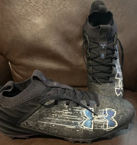 Under Armour Blur Smoke Suede 2.0 MC Fußballschuhe Herren 9,5 #3027978-001 schwarz - Bild 1 von 15