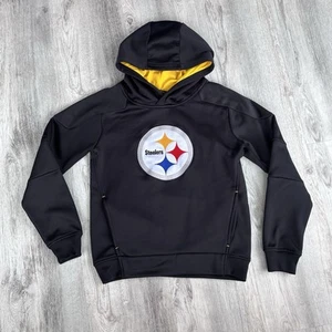 NFL Pittsburgh Steelers Hoodie Youth Medium NFL Shops Black Sweatshirt - Picture 1 of 13