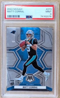 2022 Panini Mosaic #273 Matt Corral - PSA 9 Mint - Image 1 of 2