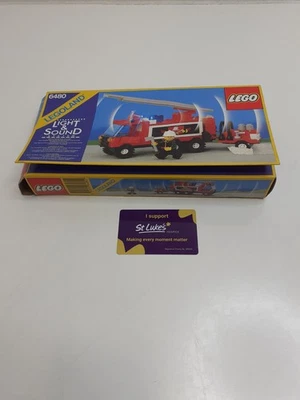 Legoland 6480 Licht und Sound Feuerwehr funktionstüchtig (99% komplett) - Bild 1 von 4