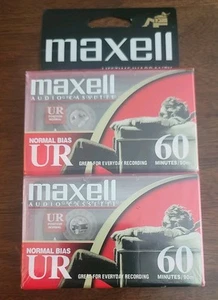 Maxell UR120 2er-Pack 120 Minuten Audiokassetten Kassetten NEU VERSIEGELT - Bild 1 von 2