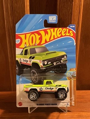 2025 Hot Wheels (‘70 Dodge Power Wagon) w/Chase Style Real Riders (Wheel Swap) - Image 1 of 4