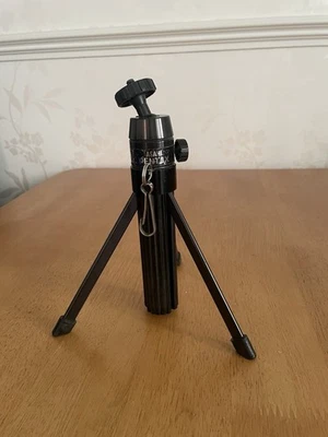 Asahi Pentax Table Top Tripod. Lightweight, black - Used - Image 1 of 4