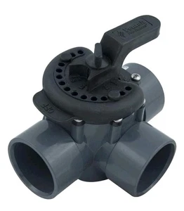 Válvula desviadora de tres puertos Pentair 263028 con tubo de PVC de 2" - gris - Imagen 1 de 1