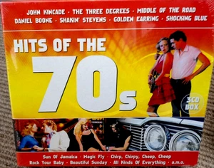 THE HITS OF THE 70'S - VARIOUS ARTISTS 3 X CD ALBUM BOXSET NEW/SEALED - Picture 1 of 2