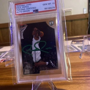 Paul Pierce Topps Rookie Autograph - PSA GEM MINT 10 💎 🔥 📈 - Picture 1 of 2