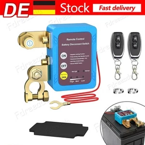 12V 240A Doppelte Fernbedienung Automatisch Auto Batterie Trennschalter Schalter - Bild 1 von 13