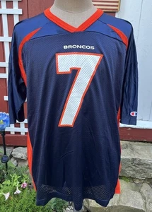 Vintage 90s Denver Broncos John Elway HOF #7 CHAMPION Jersey Football NFL Sz XXL - Picture 1 of 3