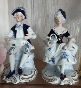 Porzellanfiguren Pärchen, Nippes - Bild 1 von 8