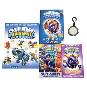 Skylanders Universe Books, Keyring & Game Guide Bundle Lot - Quiz, Stickers - Picture 1 of 10