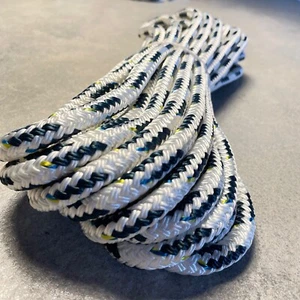 Anclaje móvil 10 m Liros Ø10 mm correa cuerda de anclaje cuerda sin plomo blanco azul barco - Imagen 1 de 3