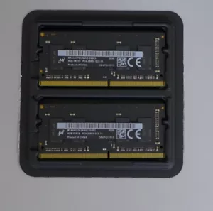 Micron 8GB 2X4GB DDR4 SODIMM PC4-21300 2666MHZ Memory Kit - Picture 1 of 2