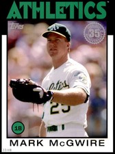 Mark McGwire 2021 Topps 5x7 1986 Baseball 35th Anniversary #86B-76 /49 Athletics