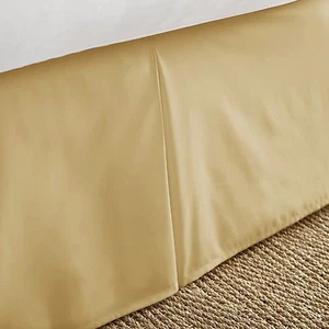 Kaycie Gray So Soft Collection Bed Skirt Pleated Dust Ruffle - Picture 1 of 30