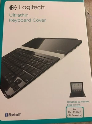 Logitech Ultrathin Wireless Bluetooth Keyboard/Cover Case iPad  - Image 1 of 4