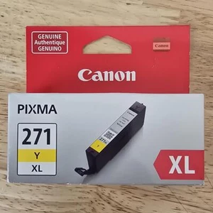 Canon CLI-271XL Genuine Yellow Ink PIXMA 271 Y - Picture 1 of 2