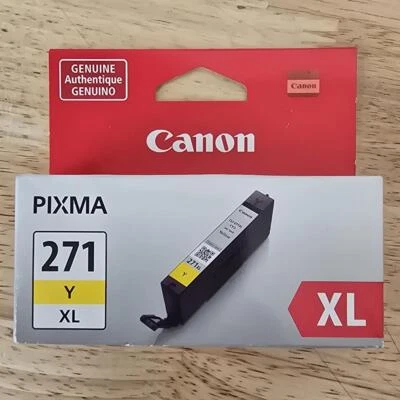 Canon CLI-271XL Genuine Yellow Ink PIXMA 271 Y - Image 1 of 2