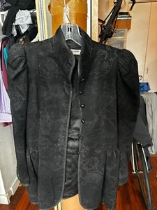 Vintage YVES SAINT LAURENT Rive Gauche Jacke schwarz Gr. 34 - Bild 1 von 15