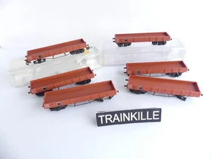 727 / 7270 HORNBY FRANCE HO / 6 FLACHWAGEN MIT DREHGESTELLEN ZUM RESTAURIEREN ODER FÜR TEILE - Bild 1 von 8