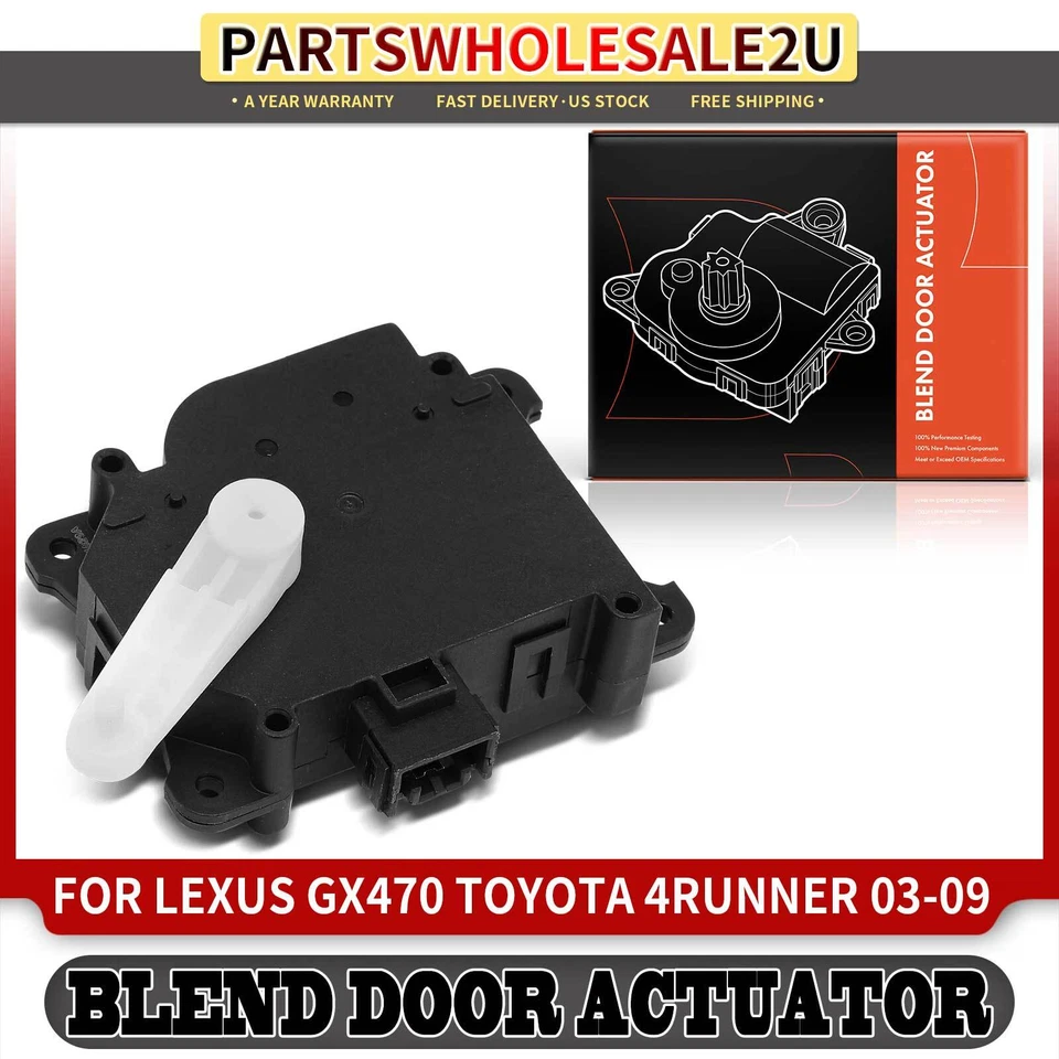 Atuador de porta de mistura principal esquerda para Toyota 4Runner Lexus GX470 2003-2009 5 pinos - Imagem 1 de 4
