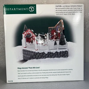 DEPT 56 Weihnachtsdorf Animiertes Foto mit Weihnachtsdorf Neu Vintage - Bild 1 von 10