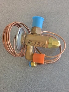 158239 GT-5801-1 Thermal Expansion Valve TXV Emerson R-124 HVAC XA 1728-4 clamps - Picture 1 of 9