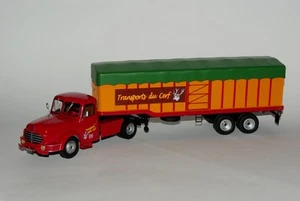 IXO 1/43 FRENCH SEMI TRAILER TRUCK WILLEME LC 610 T 1952 covered truck trailer ! - Imagen 1 de 6