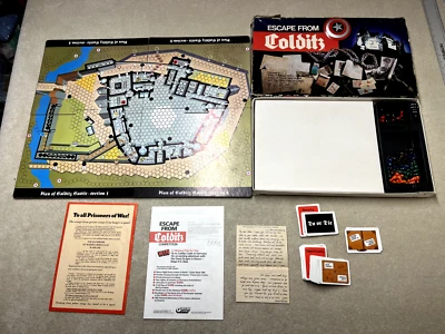 Vintage Escape From Colditz WW2 Strategy Board Game By Parker - Image 1 of 4