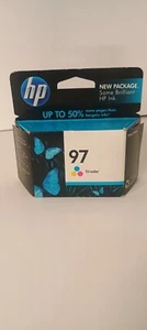 Genuine HP 97 Tri-Color Ink Cartridge C9363WN. NOS exp 2/2012 - Picture 1 of 6