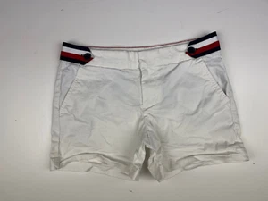 WOMEN`S TOMMY HILFIGER SHORTS UK Size 6 (US 2) Regular Fit White - Picture 1 of 4