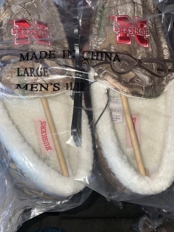 realtree nebrska huskers camo slippers Cover