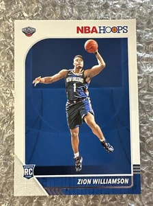Zion Williamson Rookie Card RC  2019-20 NBA Hoops #258 - Picture 1 of 2