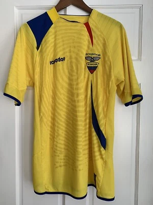 Camiseta masculina Optimus amarela seleção nacional de futebol do Equador média - Imagem 1 de 4