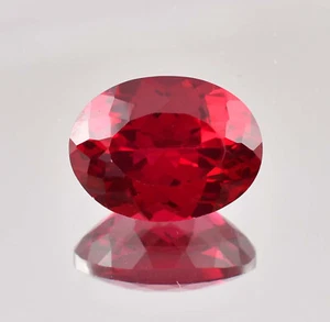 11.05 Ct Natural Mozambique Blood Red Ruby Oval Loose Gemstone GIT Certified - Picture 1 of 6