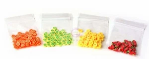 Queen&Co FUN FIMO FRUITS BUNDLE (4) SHAKER TOPPINGS Scrapbooking CARDS CRAFTS - Picture 1 of 2